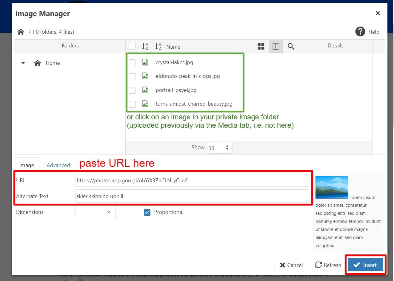 image manager
